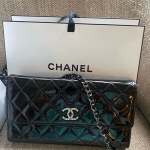 Chanel Black Quilted Leather Bag
